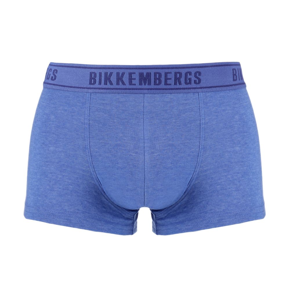 Мужские трусы хипсы (синий) набор 2 в 1 Bikkembergs BKK1UTR15BI