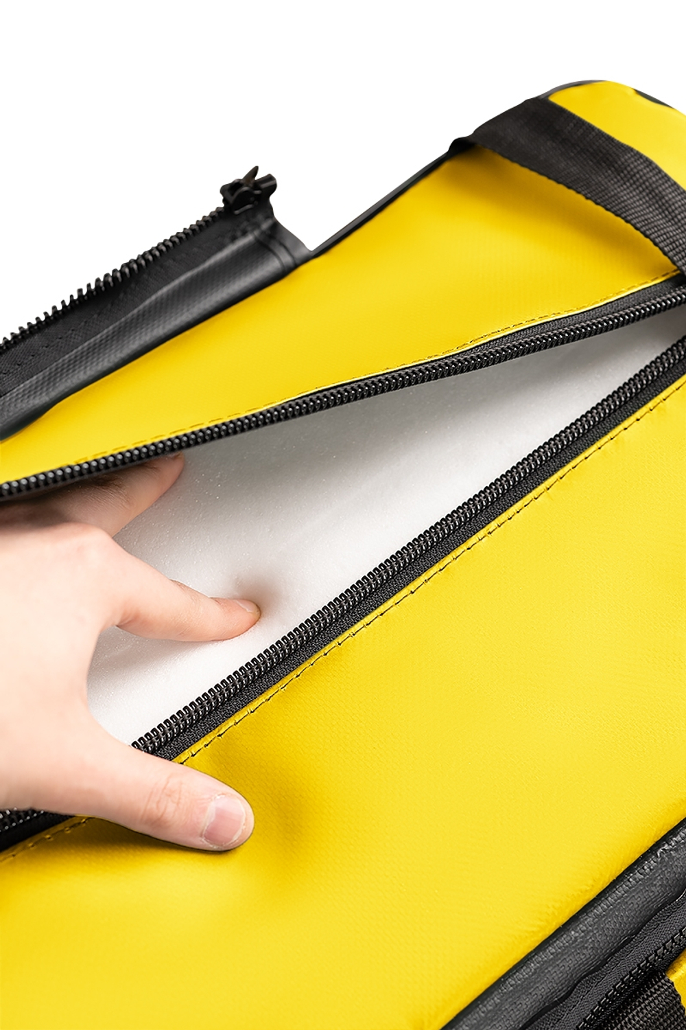 Накладки на банки комплект 91х25 Yachtman желтый-черный