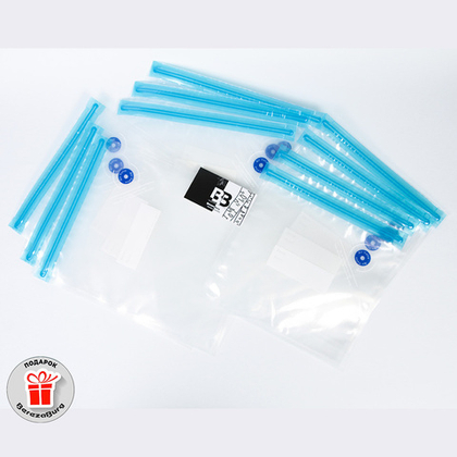 21 л набор из 10 многоразовых вакуумных Zip пакетов BerezaBurg