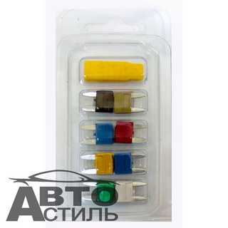 Предохранители ЕВРО ДЕУ мини ПОЛЬША (8шт+пинцет) 126599/38565/38656 к-т