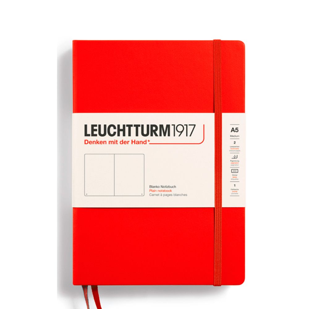 Блокнот Leuchtturm1917 Classic A5 нелинованный с твердой обложкой (309141)