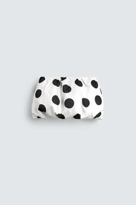 ZARA HARRY LAMBERT X DISNEY МИНИ-ЮБКА-БАЛЛОН, БЕЛЫЙ