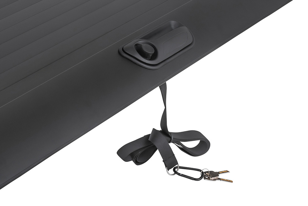 Крышка кузова для JAC T8, роллета раздвижная 1538х1606 мм, алюминиевая, черная РИФ