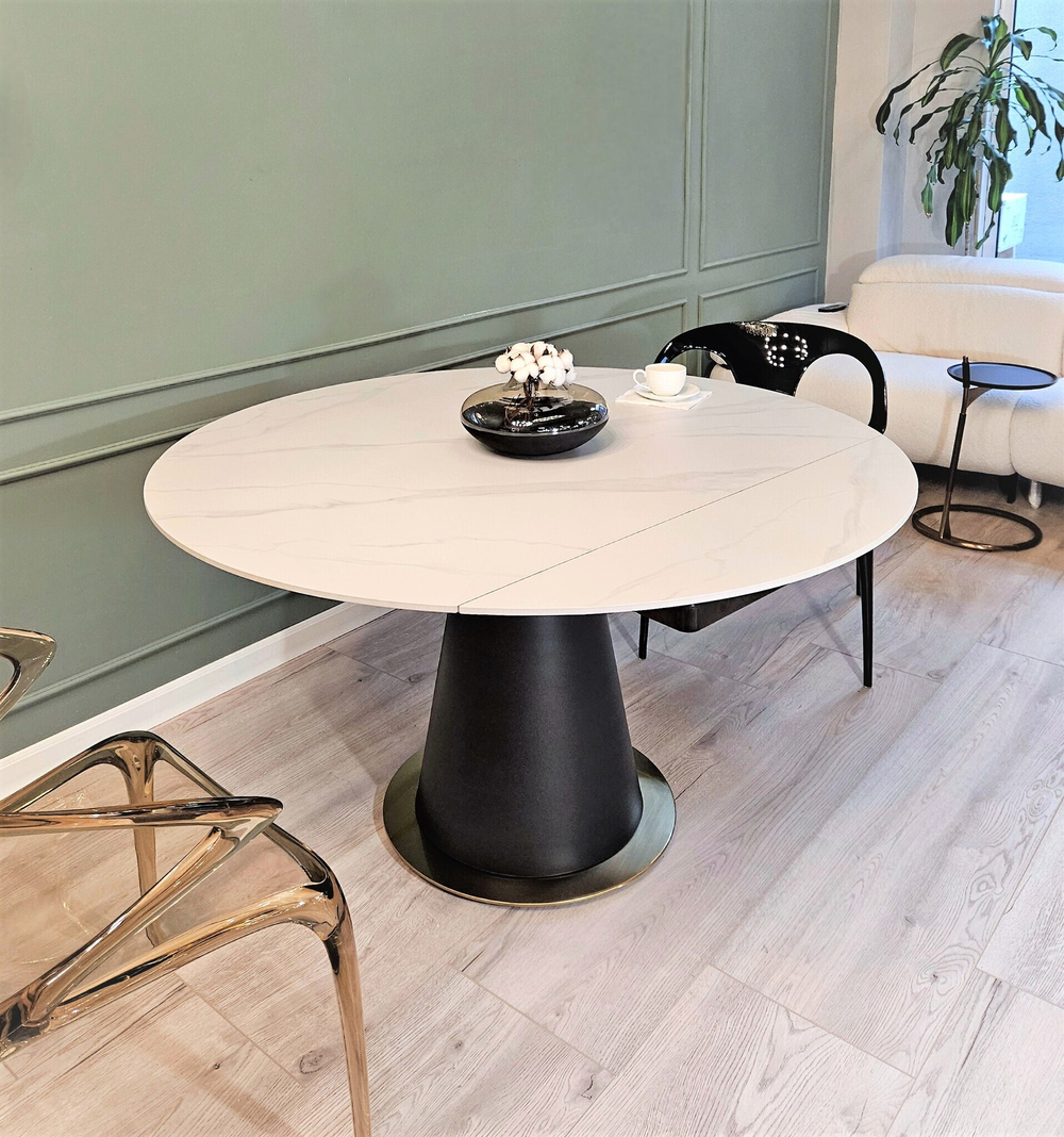 Стол обеденный раскладной круглый F328