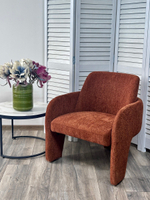 Кресло М-City DISAUR Куб (Cube) Ote Sea-500 Бронзовый,ткань, каркас Металл В Обивке