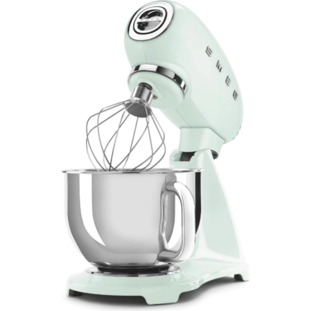 Миксер планетарный Smeg SMF03PGEU пастельный зеленый