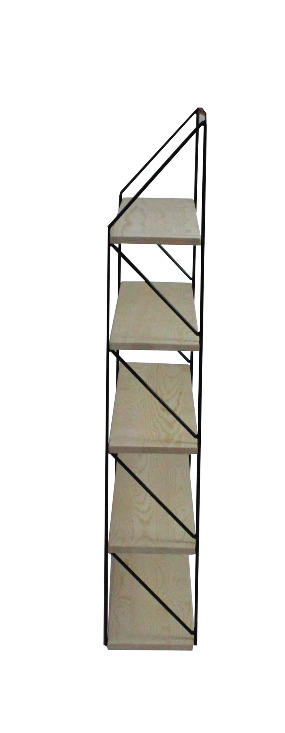 Полка металлическая настенная №1 пятиярусная