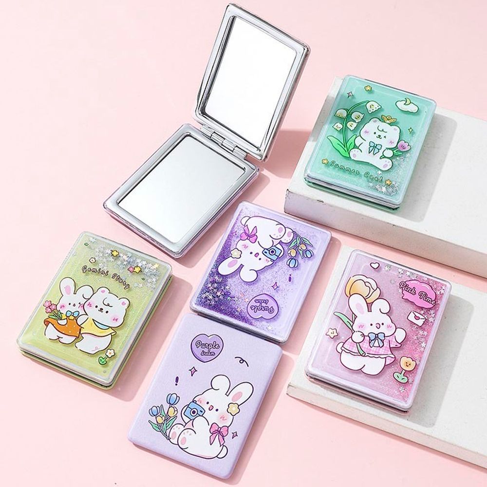 Карманное зеркало &quot;Bunny Flower&quot;
