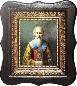 Лев I Римский Святитель. Икона на холсте.