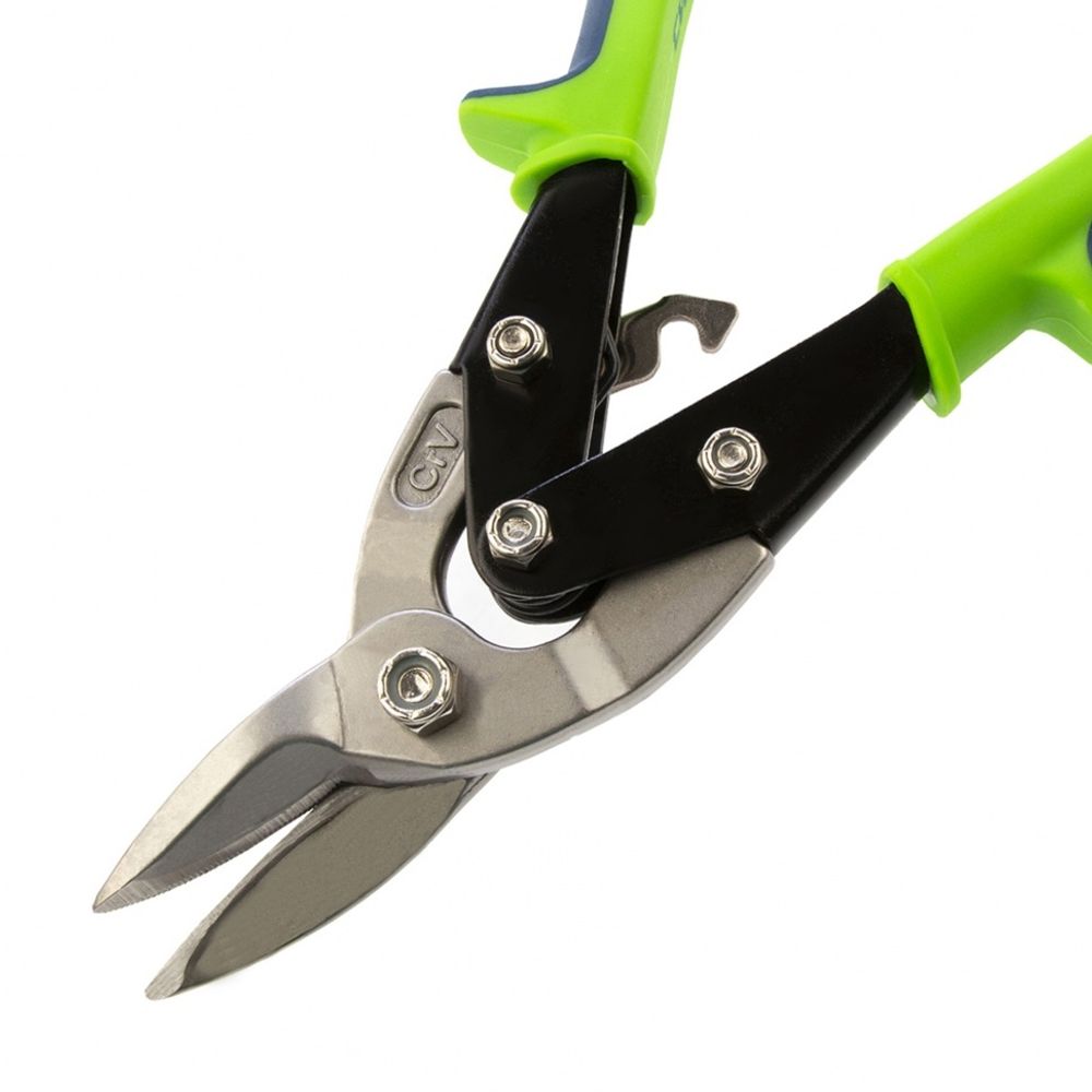 78337 Ножницы по металлу, 250 мм, правый рез, сталь С55,двухкомпонентные рукоятки  СИБРТЕХ