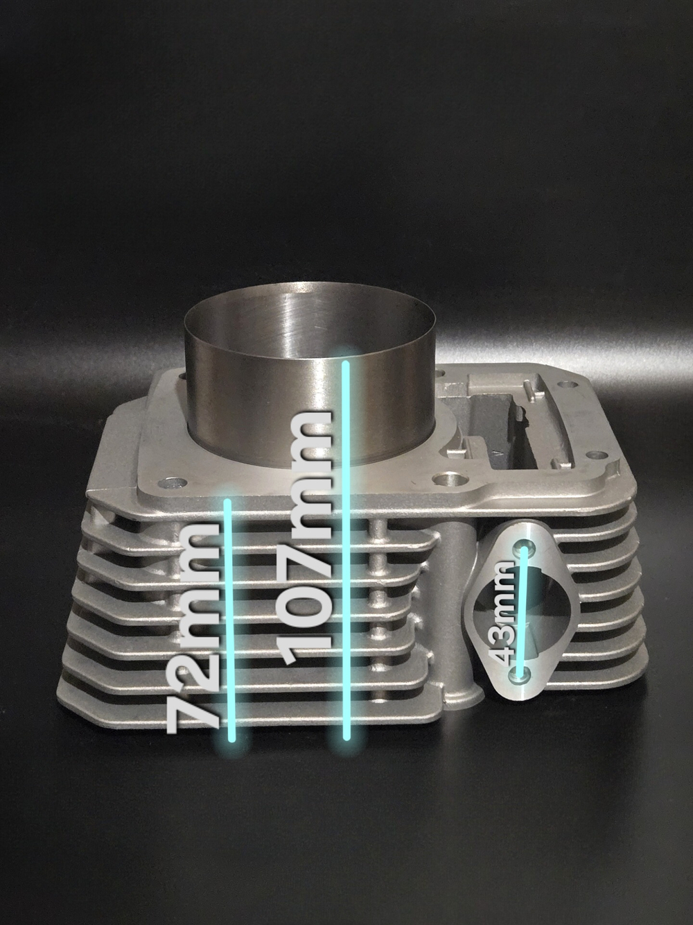 поршневая (цпг) 172FMM 300 кубов 2 клапана (77мм, тефлон)