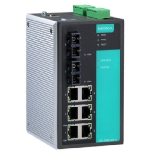 Коммутатор управляемый MOXA EDS-508A-SS-SC-T