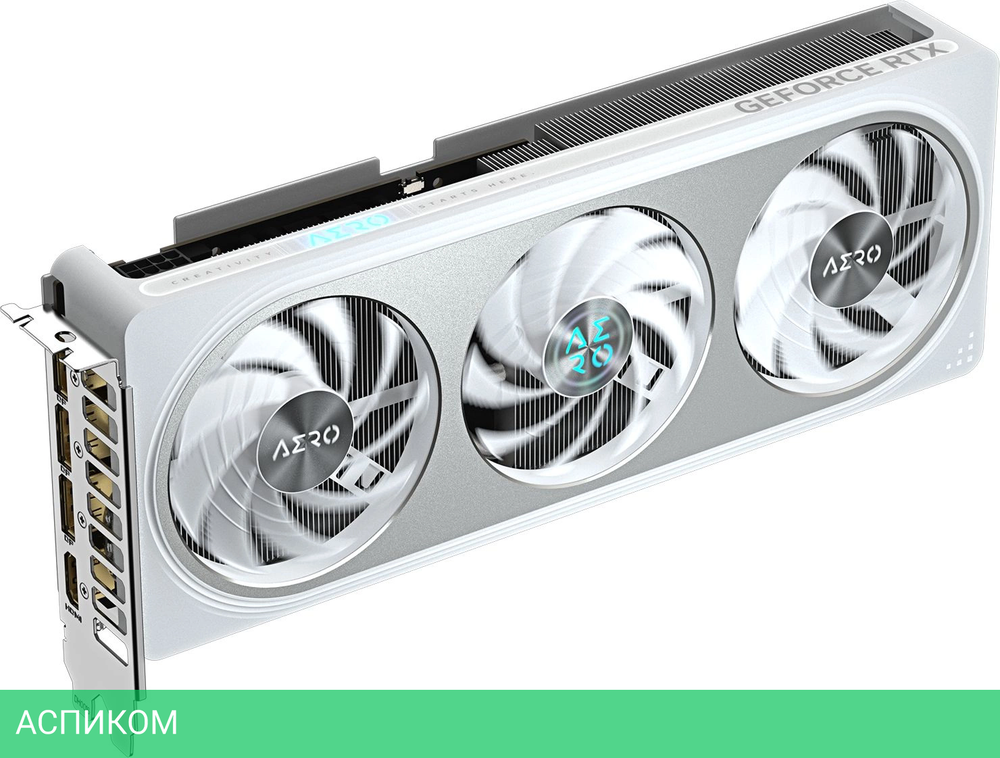 Видеокарта GigaByte GeForce RTX 5060 Aero OC 8G GDDR7 (GV-N5060AERO OC-8GD)