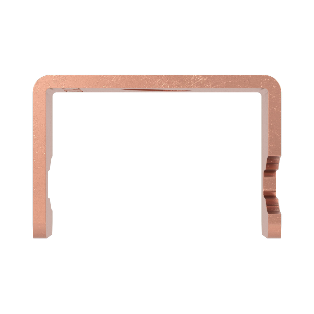 Скоба-держатель, 47 мм, медь