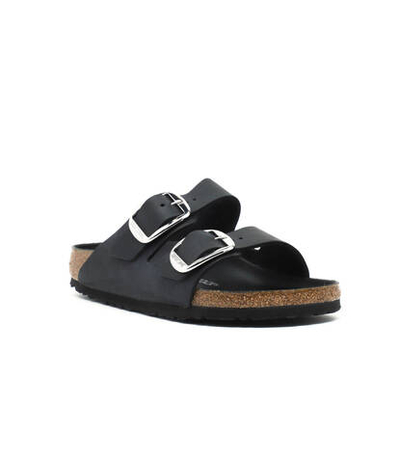 шлепанцы arizona big buckle Birkenstock - черный(1011075)