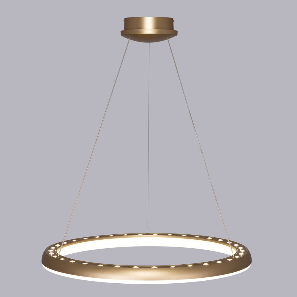 Citilux Юпитер CL730B092S LED Люстра подвесная с пультом Золото