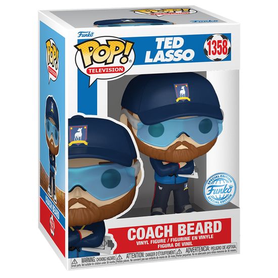 Фигурка Funko POP! TV Ted Lasso Coach Beard (Exc) (1358) 66247 / Фигурка Фанко ПОП! по мотивам сериала "Тед Лассо", Тренер "Борода"