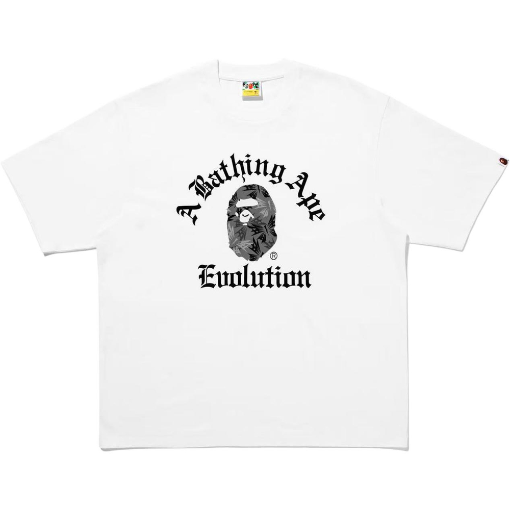 A Bathing Ape Bathing Ape Футболка Logo Pattern Regular Sleeve Bap Ss26 030