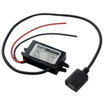Преобразователь понижающий USB DC-DC 12v на 5v 3A для самокатов и других