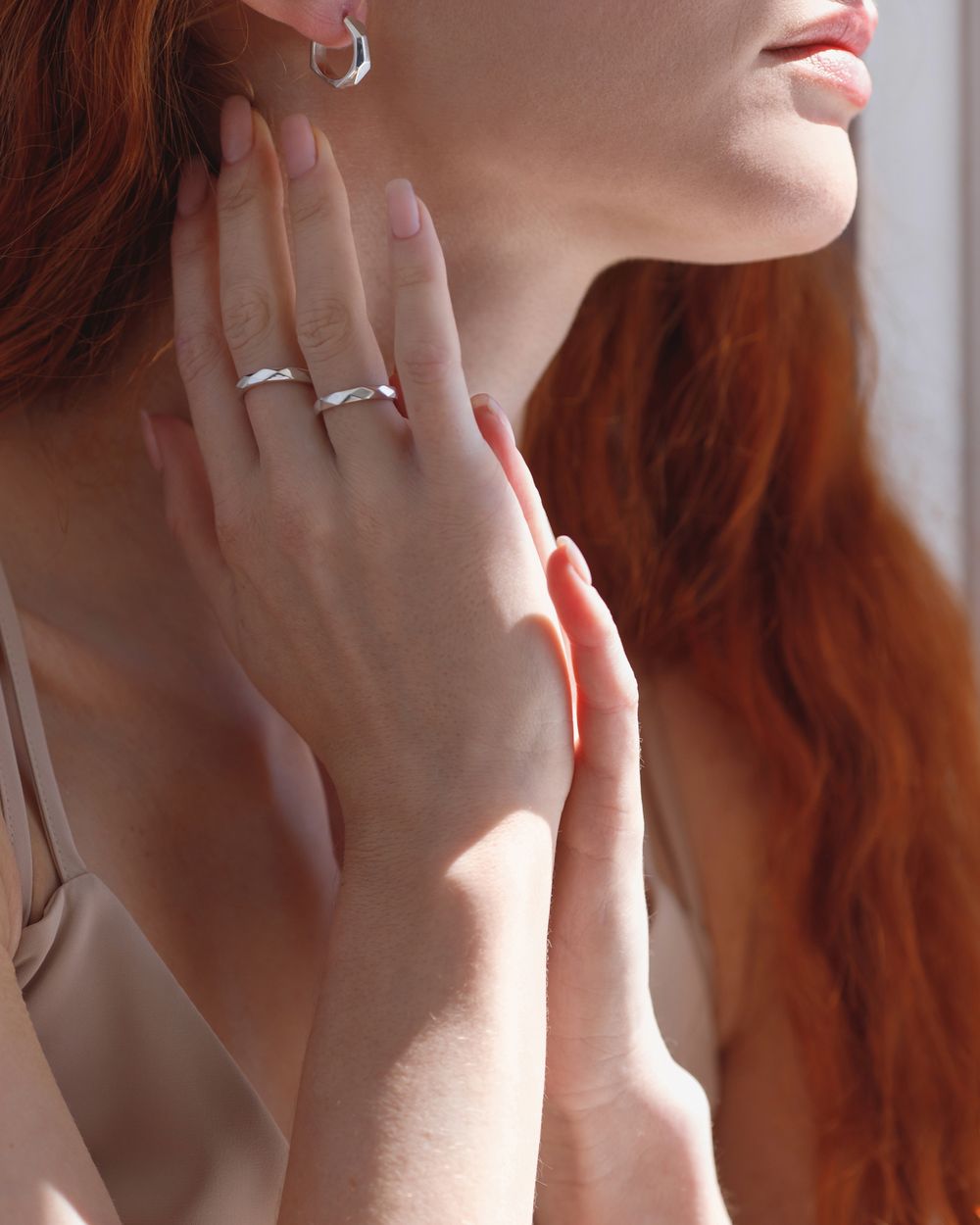 Кольцо Faceted Ring