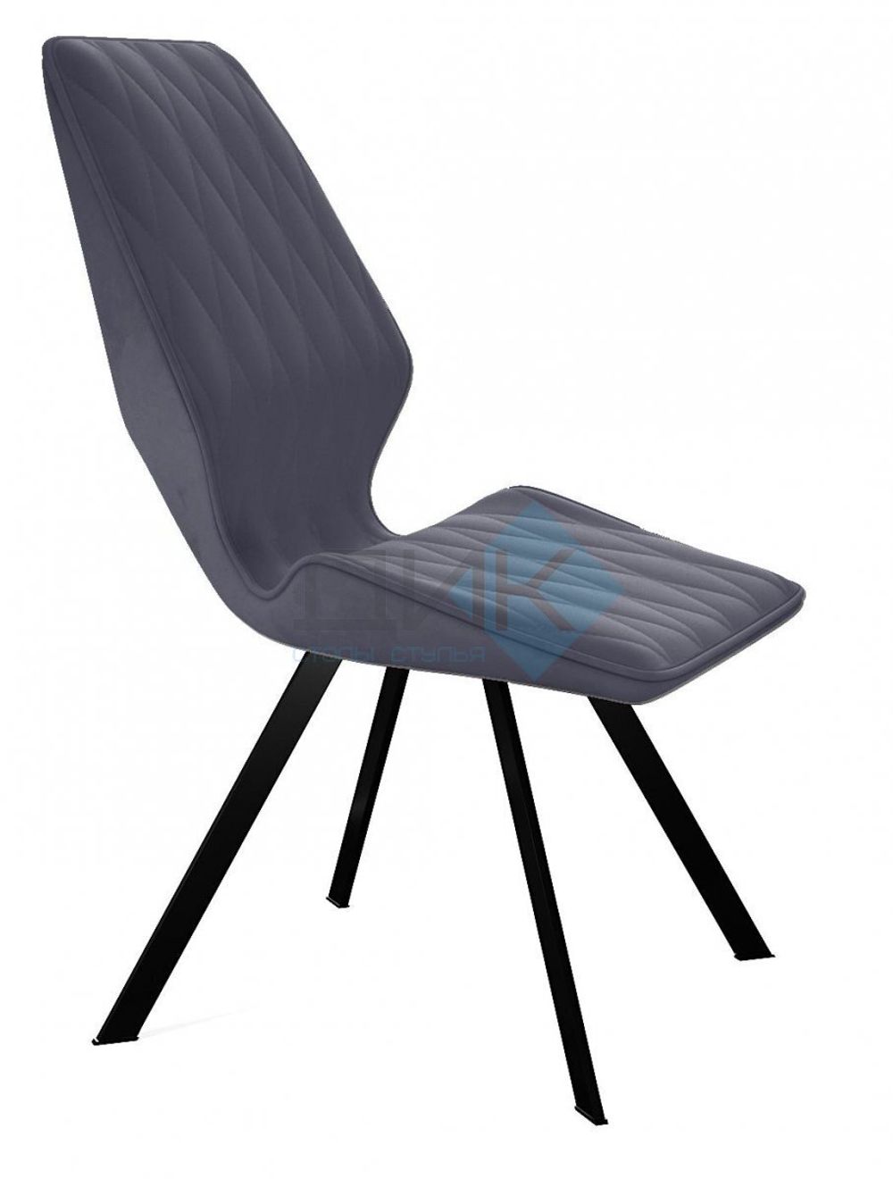 Стул DikLine 243 поворотный опоры чёрные