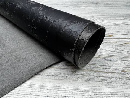 Ottiva Extra Crash Nero (1,3-1,5 мм), цв. Черный, натуральная кожа