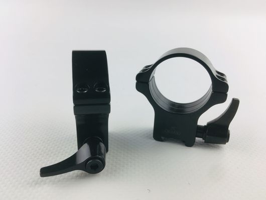 Кольца Rusan быстросъемные Prism 11мм на 30мм H15 рычажные  (011-11-30-15-R)