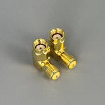 ВЧ переходники угловые с SMA (Мама) RPSMA (Мама) (2 Штуки)