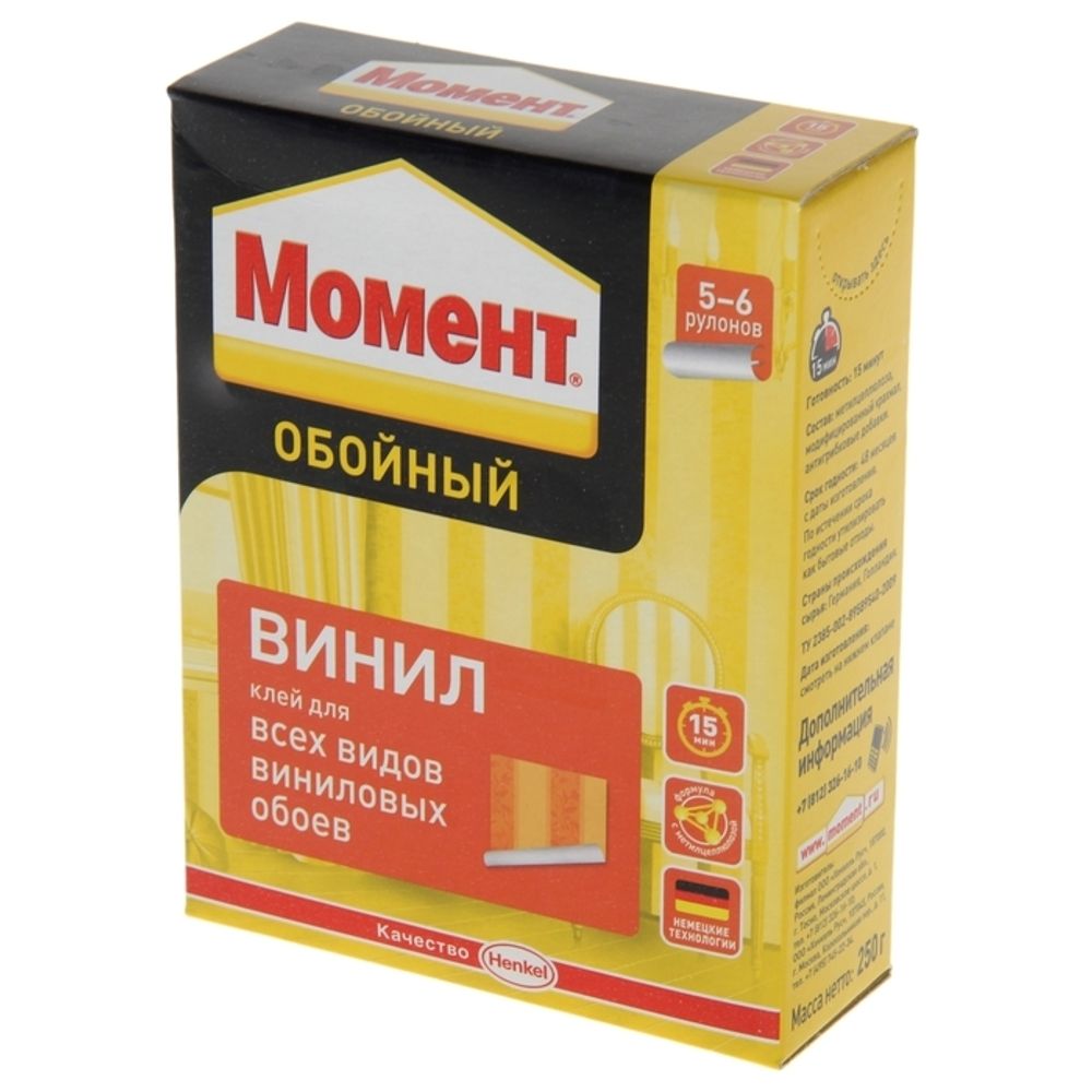 Клей &quot;Момент&quot; Винил, обойный, 200 г