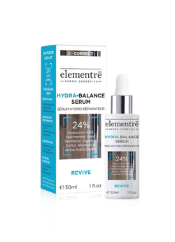 Сыворотка гидра-баланс - HYDRA-BALANCE SERUM от Elementrè Dermo Cosmetics, Швейцария, после агрессивных процедур и пилингов, для anti-age программ