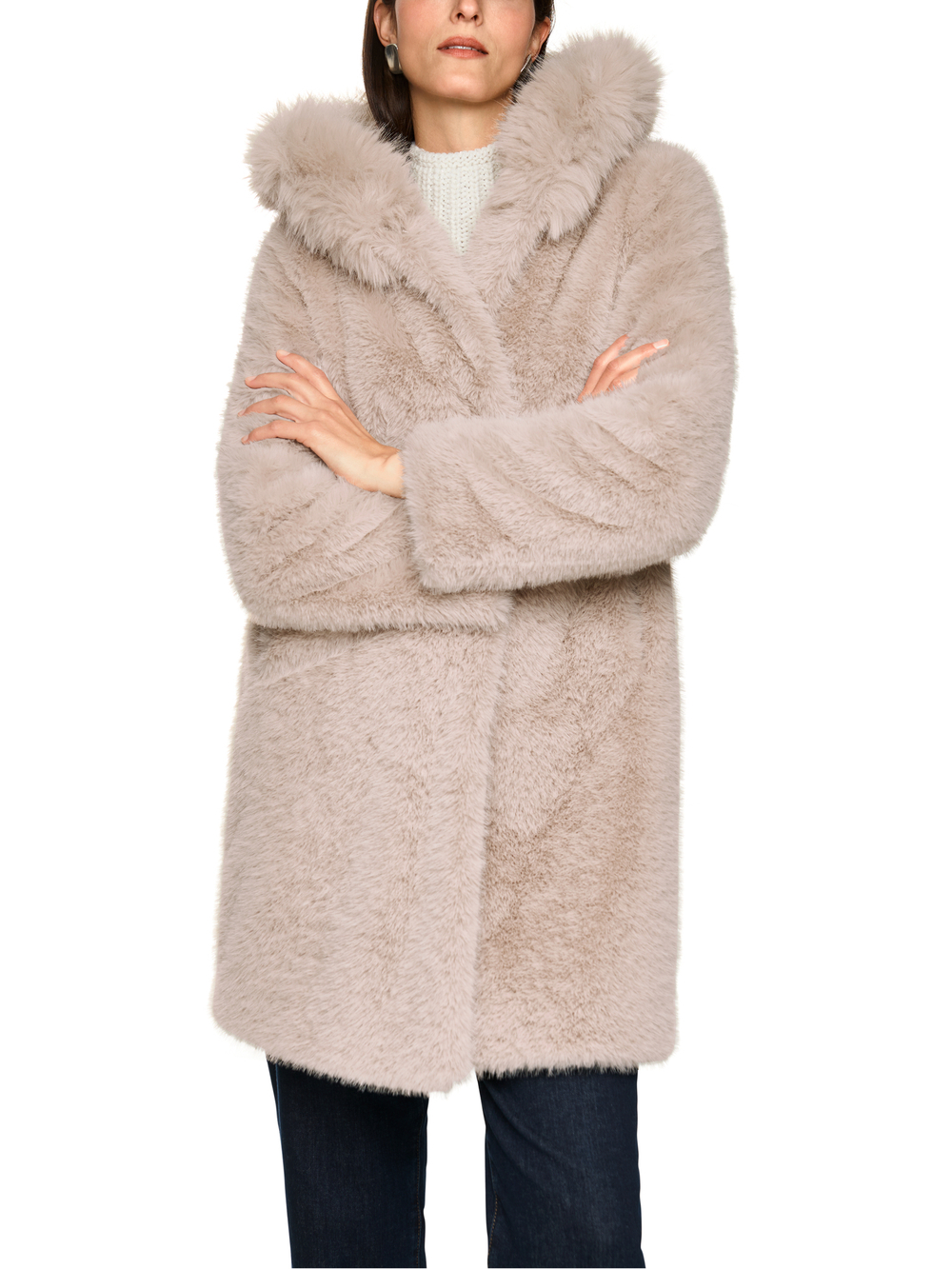 Пальто из экомеха