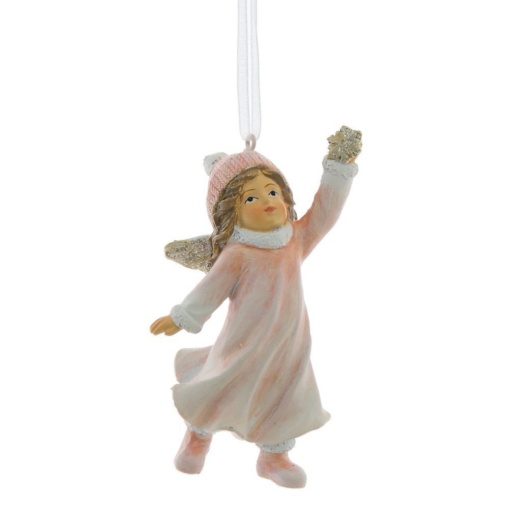 GAEM Украшение новогоднее "Девочка", L5 W2 H7 см, 3в.