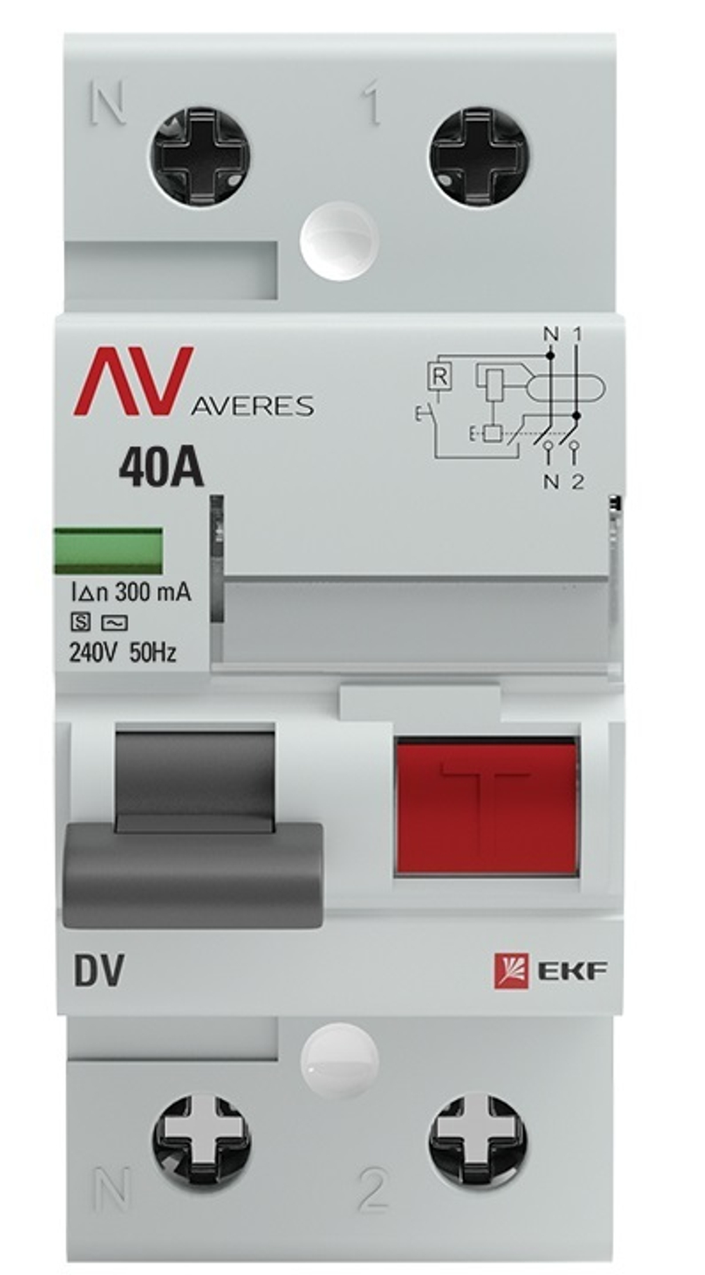 УЗО  EKF rccb-2-40-300-s-av