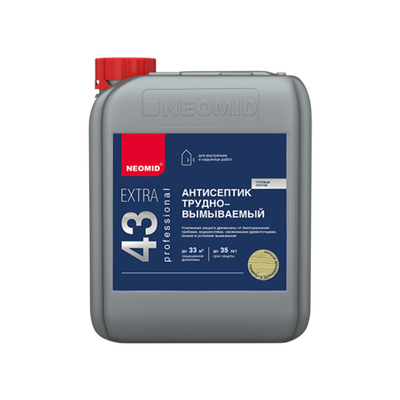 Трудновымываемый антисептик NEOMID 43 EXTRA
