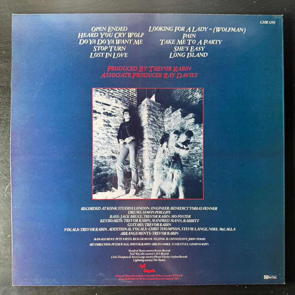 Trevor Rabin ‎– Wolf (Англия 1981г.)