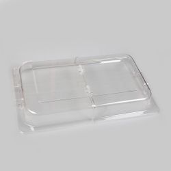 Крышка для корзины 1/1 54*33*6,5 см откидная на 1/2 поликарбонат P.L.