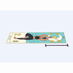 Коврик для йоги tarot, 60,5х173 см