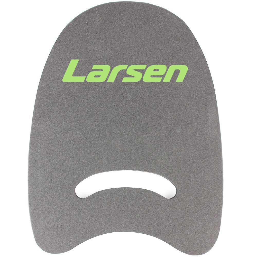 Доска для плавания AquaFitness Larsen YP-07 (цельный материал) графит/лайм