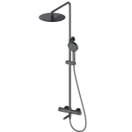 Душевая система с термостатом WONZON & WOGHAND, Темный графит (WW-88739902-BGM)