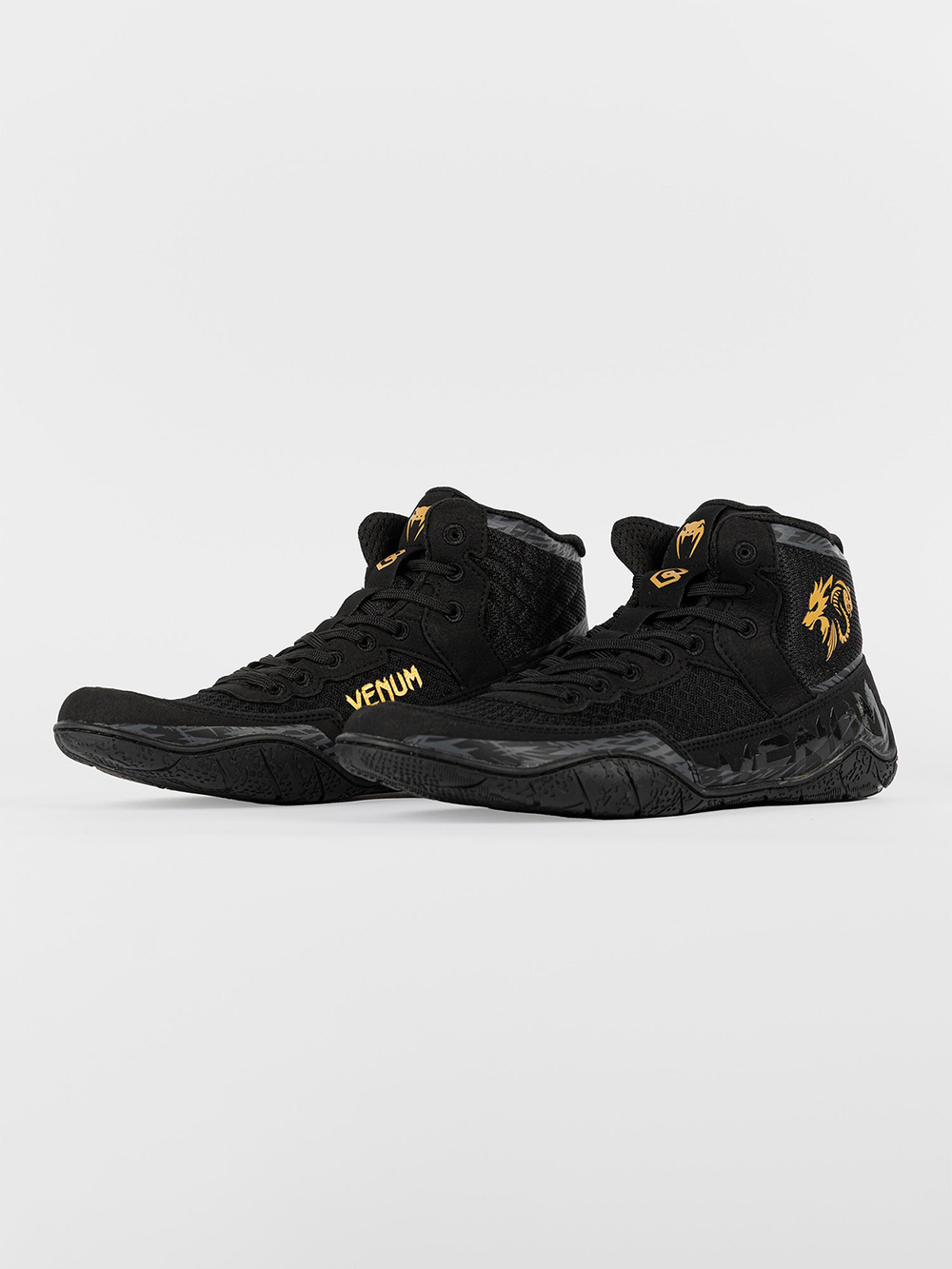 Борцовки Venum x Chimaev Wild Borz Black/Grey/Gold