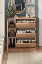 Стеллаж для обуви GIZEM - сосна