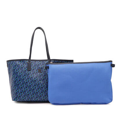 Сумка-шопер + поясная сумка Tommy Hilfiger - голубой(AW0AW15971)