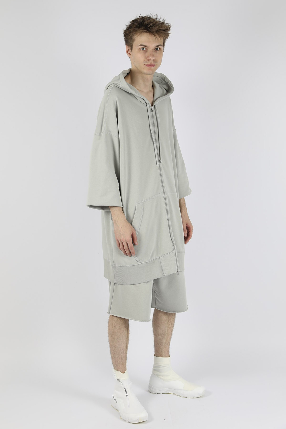 MM6 MAISON MARGIELA MM6 MAISON MARGIELA ХУДИ ДЛИННАЯ МУЖСКАЯ СЕРАЯ