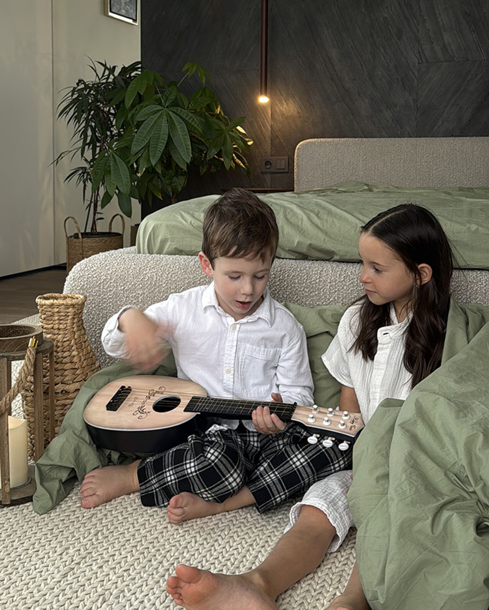 Вареный хлопок Нежная Олива