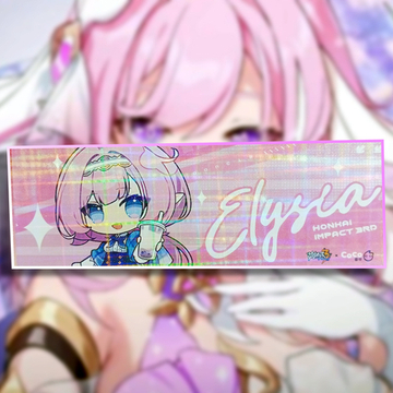 Закладка голографическая "Honkai Impact 3rd - Элизия"