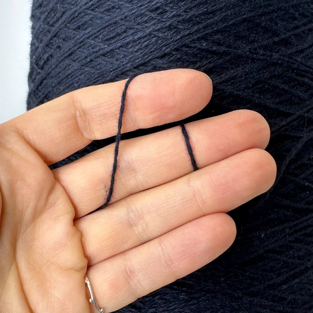 BABY CASHMERE - Loro Piana; 100% baby кашемир; 550м/100гр (2/11); col. BLEU NAVY, цвет: тёмно-синий