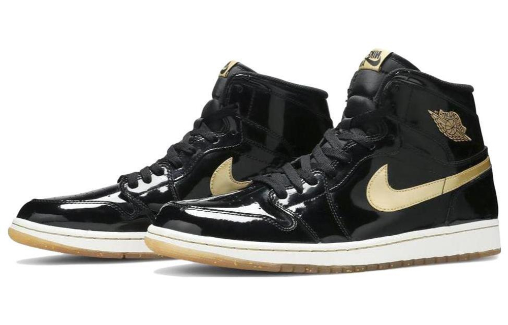 Кроссовки Jordan Air Jordan 1 Retro Black Metallic Gold (2013)