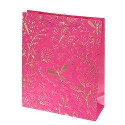 GAEM Пакет подарочный (бумага 210г/м2, блок микс 12шт), L26 W10 H32 см, 4в.