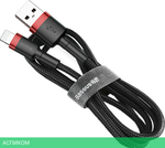 Кабель Baseus Cafule 1m Red/Black (CALKLF-B19)