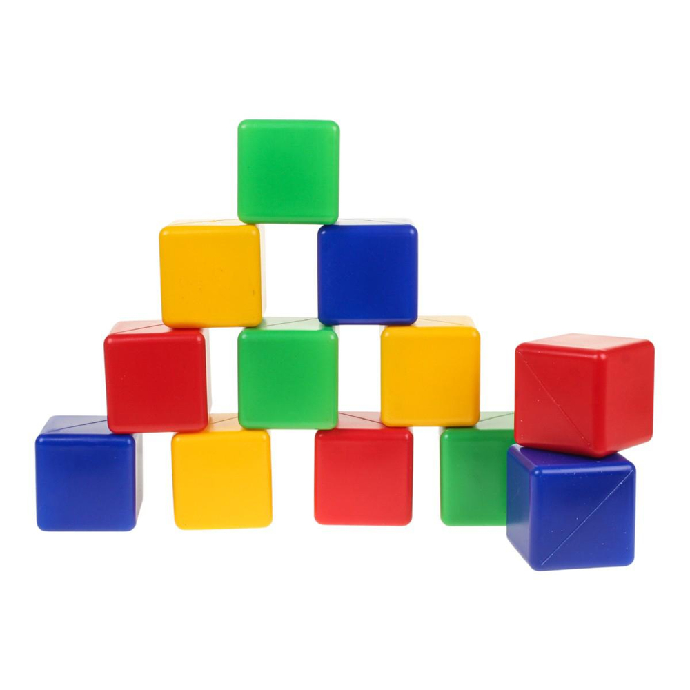 Кубики "Веселые кубики" 12 дет (Новокузнецк)